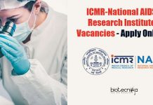 ICMR-National AIDS Research Institute Vacancies – Apply Online ICMR-NARI JRF Vacancies
