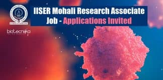 IISER Mohali Research Associate