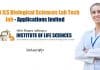 Govt ILS Biological Sciences Lab Tech Job – Applications Invited ILS Biological Sciences