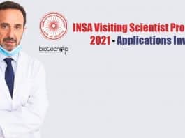 INSA-Visiting Scientist Programme