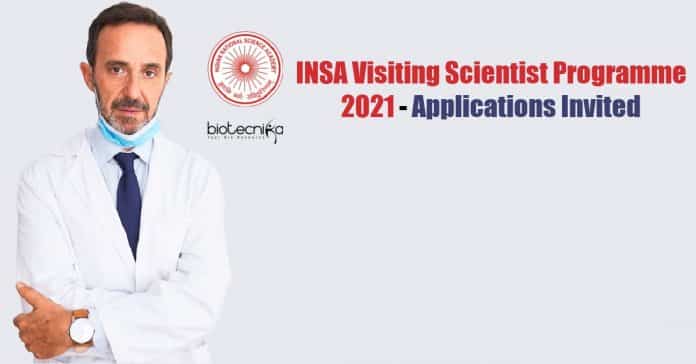 INSA-Visiting Scientist Programme