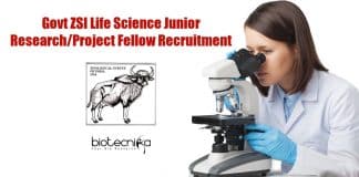 Life Science Govt JRF