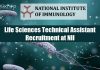 Life Sciences Technical Assistant
