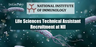 Life Sciences Technical Assistant