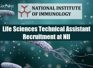 Life Sciences Technical Assistant Recruitment at NII Life Sciences Technical Assistant