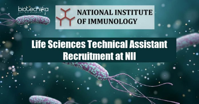 Life Sciences Technical Assistant