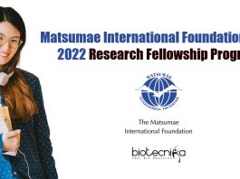 Matsumae International Foundation 2022