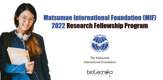 Matsumae International Foundation 2022
