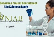 NIAB Genomics Project Recruitment – Life Sciences Apply NIAB Genomics Project Recruitment