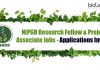 NIPGR Research Fellow & Project Associate Jobs – Applications Invited NIPGR Research Fellow