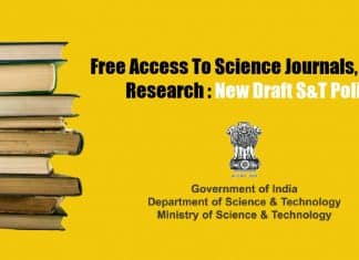 Free Access To Science Journals, Public Research : New Draft S&T Policy New-STI-policy-draft