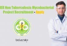 PGIMER Non Tuberculosis Mycobacterial Project Recruitment – Apply PGIMER Microbiology JRF