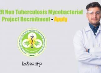 PGIMER Non Tuberculosis Mycobacterial Project Recruitment – Apply PGIMER Microbiology JRF