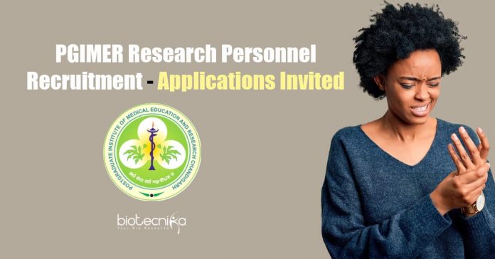 PGIMER Research Personnel Recruitment