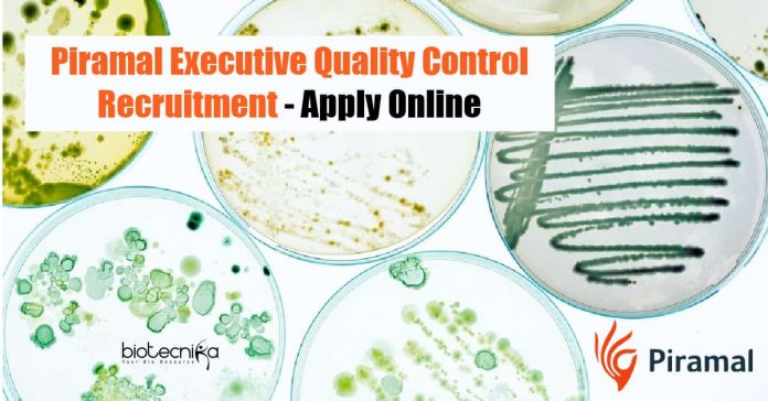 Piramal Executive Quality Control