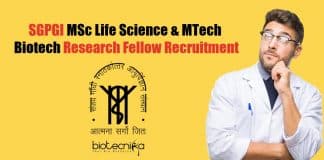 SGPGI Biotech & Lifesciences