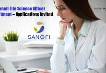 Sanofi Life Science Officer