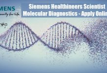 Siemens Healthineers Scientist Molecular Diagnostics Recruitment – Apply Online Siemens Healthineers Jobs