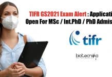 TIFR GS2021 Exam Alert