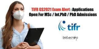 TIFR GS2021 Exam Alert