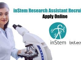 inStem Research Assistant Recruitment