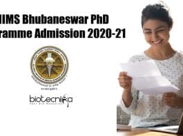 AIIMS Bhubaneswar PhD Admission