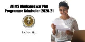 AIIMS Bhubaneswar PhD Admission