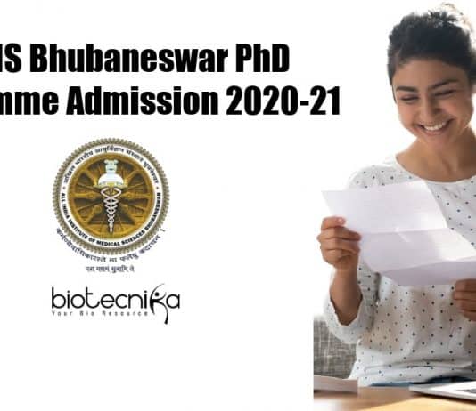 AIIMS Bhubaneswar PhD Admission