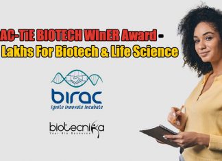 BIRAC-TiE BIOTECH WInER Award