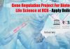 Gene Regulation Project For Biotech & Life Science at RCB – Apply Online Biotechnology Jobs Latest