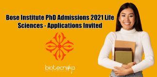 Bose Institute PhD Admissions