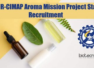 CSIR-CIMAP Project Staff Recruitment