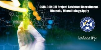 CSIR-CSMCRI Project Assistant Recruitment