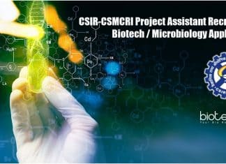 CSIR-CSMCRI Project Assistant Recruitment