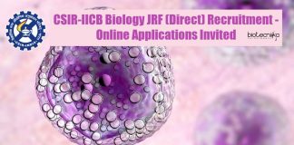 CSIR-IICB Biology JRF