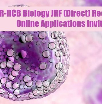 CSIR-IICB Biology JRF