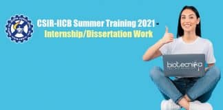 CSIR-IICB Summer Training 2021