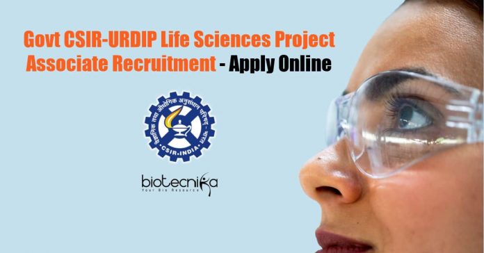 CSIR-URDIP Life Sciences Project