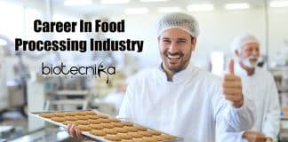 Career In Food Processing Industry