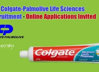 Colgate-Palmolive Life Sciences Recruitment