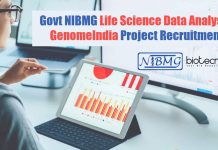 Govt NIBMG Life Science Data Analyst – GenomeIndia Project Recruitment Data Analyst Life Science