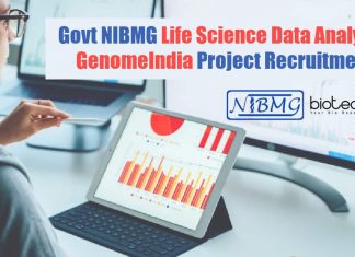 Govt NIBMG Life Science Data Analyst – GenomeIndia Project Recruitment Data Analyst Life Science