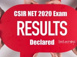 CSIR NET 2020 Exam Results & Cut-Off Declared – Check Now CSIR NET 2020 Results