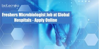 Freshers Microbiologist Job