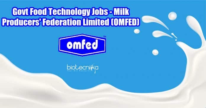 Govt Food Technology Jobs
