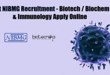 Govt NIBMG Recruitment – Biotech / Biochem & Immunology Apply Online Govt NIBMG Recruitment