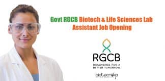 Govt RGCB Biotech &