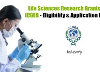 Life Sciences Research Grants 2021 ICGEB – Eligibility & Application Details ICGEB Research Grants 2021
