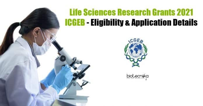 ICGEB Research Grants 2021