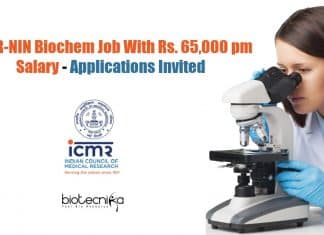 ICMR-NIN Biochem Job